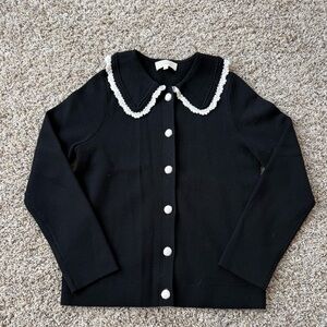 Sezane Bettany Cardigan in Black